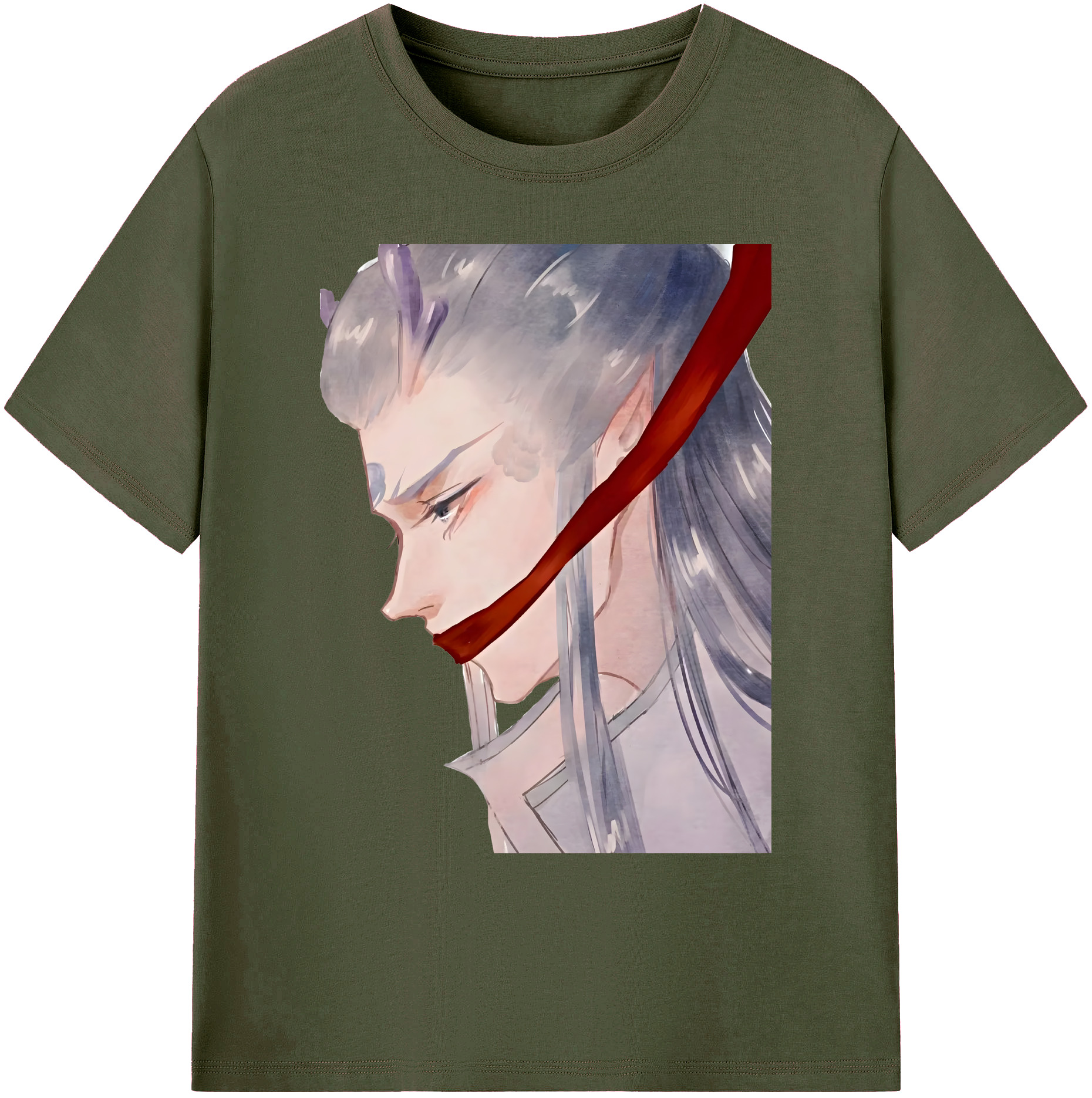 （画像用） Ne Zha 2 ナタ 魔童の大暴れ 綿100％ メンズ半袖Tシャツ｜肌触りやわらか＆通気性
